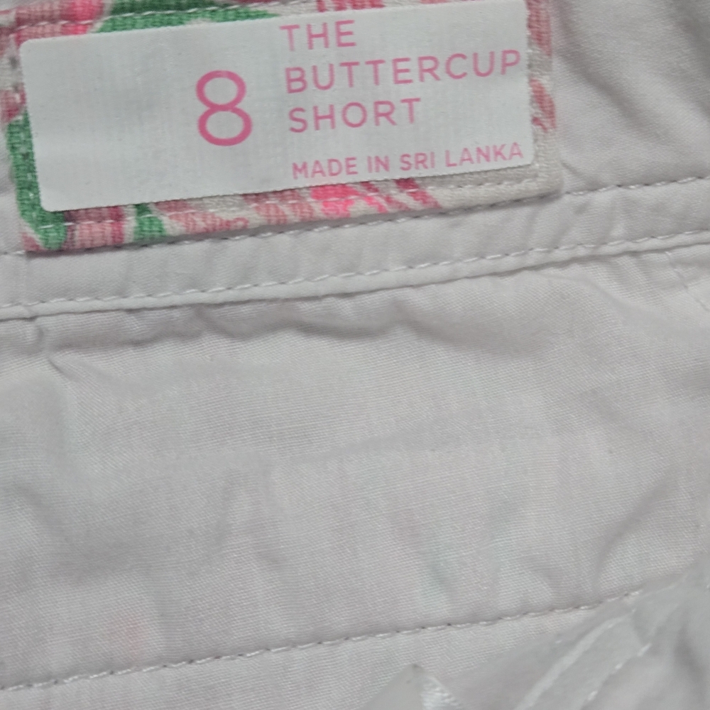 Lilly Pulitzer The Buttercup Short Scalloped Hem Flamingo Print - Picture 6 of 7